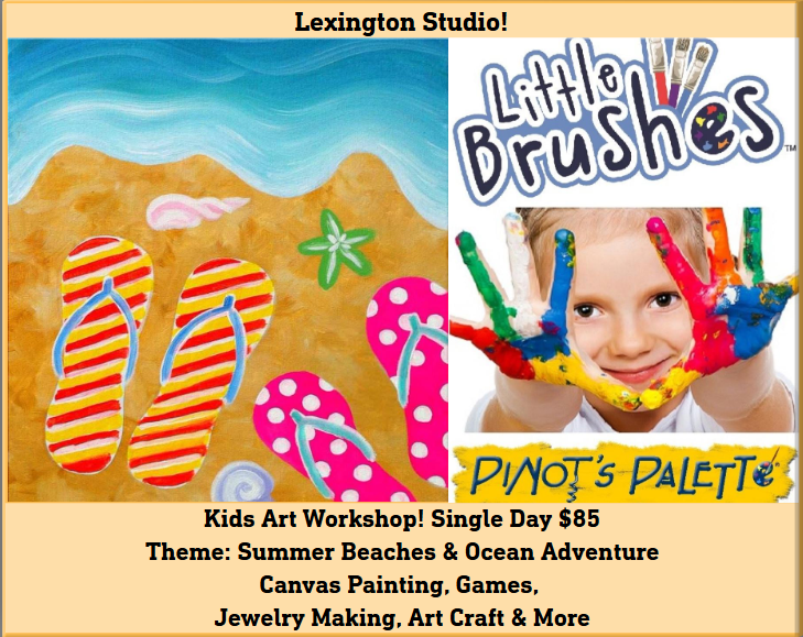 SINGLE DAY WORKSHOP $120! Theme: Summer Beaches & Ocean Adventure